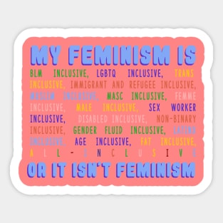 My Feminism Sticker